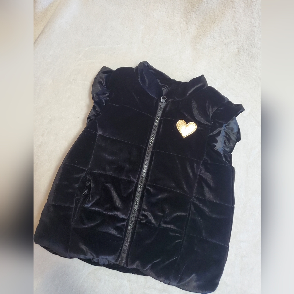 Girl's Buffalo David Bitton Velvet Puffer Vest